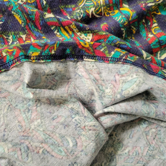 Lularoe Madison Box Pleats w/ Pockets Geometric Paisley Skirt Women Sz XL - Picture 6 of 7